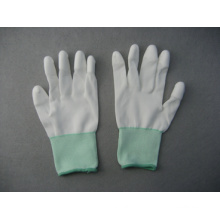 13G Polyester/Nylon Liner Grey PU 3/4 Coated Glove (5532)